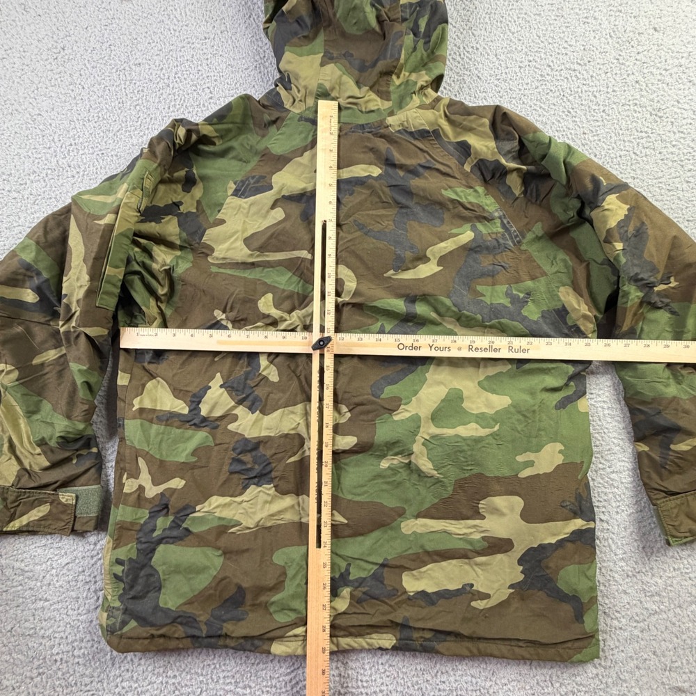 USGI Army Gore-Tex Jacket ECWCS Woodland Camo Parka Mens Large Reg Isratex Inc - Picture 5 of 8